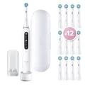 Produktbild: Oral-B Elektrische Zahnbürste - iO 5 + Reiseetui + 12 Aufsteckbürsten Sanfte ...