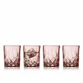 Produktbild: Lyngby Glas Whiskyglas Sorrento 4er Set, Tumbler, Glas, Pink, 320 ml, 27734