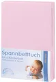 Produktbild: Julius Zöllner Spannbetttuch Jersey rosa 90 x 40 cm