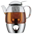 Produktbild: WMF SmarTea Teekannen-Set 3-teilig Teekanne Teesieb Stövchen Edelstahl Glas