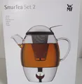 Produktbild: WMF SMARTEA SET GLASKANNE 1,0 L MIT SIEBEINSATZ UND STÖVCHEN, EDELSTAHL