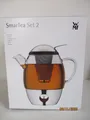 Produktbild: WMF SMARTEA SET GLASKANNE 1,0 L MIT SIEBEINSATZ UND STÖVCHEN, EDELSTAHL
