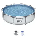 Produktbild: Steel Pro Max Frame Pool 305x76cm Aufstellpool Rund mit Filterpumpe