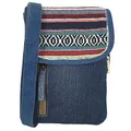 Produktbild: Sunsa Damen Umhängetasche. Nachhaltige Crossover Tasche aus Recycelte Jeans & Baumwolle. Kleine Messenger Bag mit mehreren Fächern. Schultertasche als Geschenk für Frauen/Mädchen