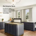 Produktbild: Klarstein Victoria Downdraft Dunstabzugshaube 90 cm A++ Insel Abzugs-Haube 120 W