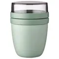 Produktbild: Mepal | Lunchpot Mini Ellipse | Nordic Sage | praktischer Müslibecher | Joghurtbecher | To Go Becher | geeignet für Tiefkühler, Mikrowelle & Spülm