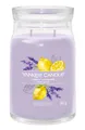 Produktbild: Yankee Candle Duftkerze im Glas (groß) LEMON LAVENDER - Kerze Brenndauer bis150h
