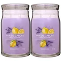 Produktbild: Yankee Candle Signature Lemon Lavender 2 Docht Duftkerze im Glas 2 x 567 g House