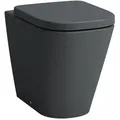 Produktbild: Laufen Meda Stand-WC H8231117580001 36x54cm, spülrandlos, graphit matt