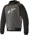 Produktbild: Alpinestars Chrome Sport Gr. 3XL Herren Motorrad Hoodie anthrazit-schwarz-weiß