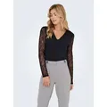 Produktbild: ONLY Shirtbody ONLSia (1-tlg) Spitze schwarz XS