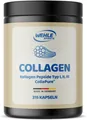 Produktbild: Collagen Kapseln 315 Stück hochdosiert 4550mg Bioaktives Kollagen pro Tag Dosis