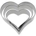Produktbild: WESTMARK 3 Terrassen-Ausstecher Herz 4 cm, 5 cm, 6 cm aus Edelstahl