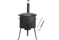 Produktbild: BBQ-Toro Feuerstelle Gusseisen Kazan 19 L mit Kazan Ofen Ø 44 cm, Gusstopf mit Deckel