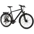 Produktbild: Airtracks Trekkingrad Herren Trekking Fahrrad 28 Zoll Trekkingrad TR.2855, 27 Gang, Kettenschaltung, (Shimano Deore M592 SGS), Rahmenhöhen 52 cm 56 cm 60 cm » Modeljahr 2026 schwarz 56 cm