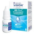 Produktbild: Hylo-Vision HD Plus Augentropfen – Befeuchtung & Schutz bei trockenen und gereizten Augen, unterstützen die Zellregeneration, leichtviskos, geeignet bei Kontaktlinsen, 2x15 ml