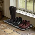 Produktbild: Schuhabtropfschale Schuhmatte Schuhablage 76x38x3cm Abtropfschale Schuhe grau