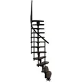 Produktbild: Minka Raumspartreppe Monte Carlo Walnuss Schwarz FSC® Raumhöhe bis 293 cm