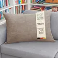 Produktbild: Selfitex XXL Breitcord Sofakissen 60x80 cm, Couchkissen mit Füllung und Bezug, edler Cord Stoff, extra weich und dekorativ, modische Breit Cord Optik, superweiche Kissen, Moderne Farben (Hellbraun)