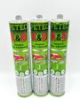 Produktbild: 3x PETEC K & D Karosserie Klebe- und Dichtmasse Weiss 310ml Karosserieklebe