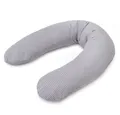Produktbild: Theraline Stillkissen Dodo Pillow Premium - Grau, 2-tlg., Lagerungskissen, Schwangerschaftskissen, Seitenschläferkissen - 180 cm
