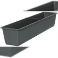 Produktbild: Geli Blumenkasten Standard Anthrazit 80 cm – Pflanzkasten Kunststoff
