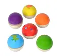 Produktbild: Eichhorn – Klangkugeln – 6 Bunte Holzkugeln mit Sound, die Verschiedene Geräusche Machen, für Kinder und Babys ab 12 Monaten, Holzspielzeug