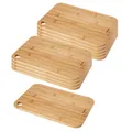 Produktbild: 10er SET METALTEX 569065010 Schneidebrett 30 x 20 x 1,0 cm Bambus / Schneidbr...
