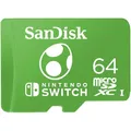 Produktbild: SanDisk 64 GB microSDXC Speicherkarte für Nintendo Switch™ grün SDSQXAO-064G-GN6ZN