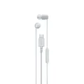 Produktbild: Sony IER-EX15C USB-C kabelgebundene In-Ear Kopfhörer mit Mikro – kompatibel mit Android, iOS, Tablet, Laptop & PC – verwicklungsfreies Kabel, kraftvolle Bässe – perfekt für Reisen & Alltag – Weiß