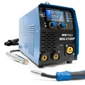 Produktbild: IPOTOOLS 210DP 6in1 MIG MAG Schweißgerät Fülldraht Schutzgas Vollsynergisch MMA