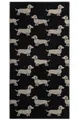 Produktbild: Cawö Handtücher Cawö Duschtuch We love Dogs 6246, 93 schwarz/beige, Baumwolle (1-St)