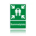 Produktbild: Sammelplatz Schild Ausenbereich Alu,Sammelstelle Sammelpunkt Schild außen Auß...