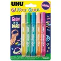 Produktbild: Glitter Glue GLOW IN THE DARK Tuben 5x10ml