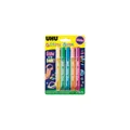 Produktbild: Glow-in-the-Dark Glitzerkleber 5 Farben x 10 ML Blister UHU