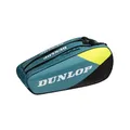 Produktbild: DUNLOP SX-Club 10 Schlägertasche, Blaugrün-Schwarz-Gelb