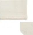 Produktbild: Victoria M. Ivora Raffrollo, 60 x 130 cm, elfenbein-meliert Sicht- & Sonnenschutz, stufenlos mit Schnurzug, pflegeleicht & waschbar, einfache Montage für Fenster & Türen
