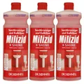 Produktbild: Dr. Schnell Milizid Shine 3 x 1 Liter 3 Phasen Sanitärreiniger Kalklöser Set