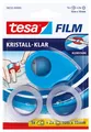 Produktbild: tesafilm Mini Abroller Pink Blau oder weiß mit 2 x Kristall Klar Rollen 10M 19mm