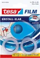 Produktbild: tesa tesafilm Mini Abroller mit 2 Kristall Klar Rollen 10 m x 19 mm Set