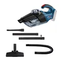 Produktbild: Bosch Professional 18V System Akku Handstaubsauger Gas 18V-1 (inkl. Absaugrohr, Fugendüse, Teppichdüse, Behältervolumen 1 Liter, ohne Akku/Ladegerät)