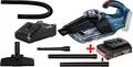 Produktbild: Bosch Professional Akku-Sauger GAS 18V-1, 2 Saugrohre, 1 x 2 Ah Akku + Ladegerät
