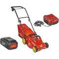 Produktbild: WOLF-Garten LYCOS 40/340 MH Accu-Rasenmäher 34 cm - Rot - Inklusive Schnellladegerät und Akku