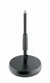 Produktbild: K&M 23325 Tisch-/Bodenmikrofonstativ mit Gussrundsockel, schwarz