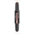 Produktbild: essence CONTOURING duo stick, Konturstift, Nr. 50, Braun, mattierend, definierend, sofortiges Ergebnis, matt, vegan, ölfrei, ohne Parfüm, ohne Alkohol, 1er Pack (2.76g)