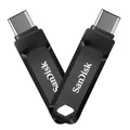 Produktbild: 2er Pack SanDisk Ultra Dual Go Typ-A/Typ-C 64GB USB-Stick Swivel, bis zu 150 MB/s, USB 3.2 Gen 1x1 5 Gbit/s