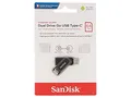 Produktbild: SDDDC3-064G-G46 Pendrive USB 3.1 64GB R: 150MB/s DUAL DRIVE GO schwarz SANDISK