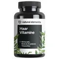 Produktbild: natural elements Haar Vitamine – 180 Kapseln mit Keratinhydrolysat, Biotin, Selen, Zink & mehr