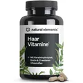 Produktbild: natural elements Haar Vitamine mit Keratinhydrolysat, Biotin, Selen, Zink, Hirse