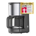 Produktbild: Braun Kaffeemaschine PurShine KF1500GY, Filterkaffeemaschine mit Glaskanne & OptiBrew System, Anti-Tropf-Funktion, Automatische Sicherheitsabschaltung, 10 Tassen Kapazität, 1000W, Grau